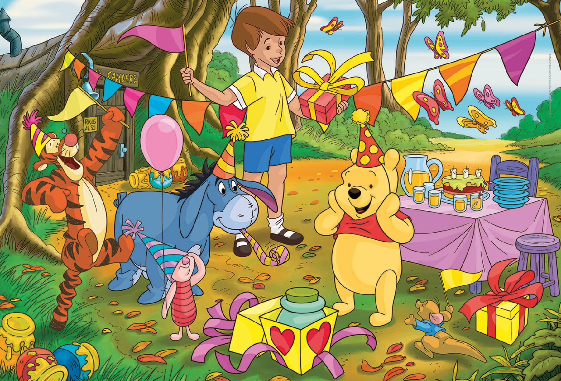 Winnie the Pooh Maxi Party Puzzle